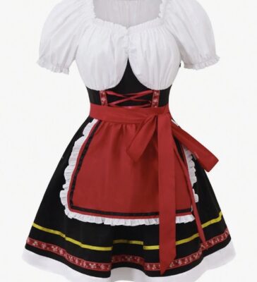 Rochie traditionala stil bucurestean FROCTRA02
